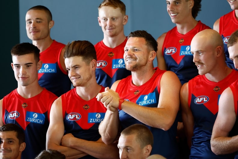 AFL 2026 Media - Melbourne Team Photo Day